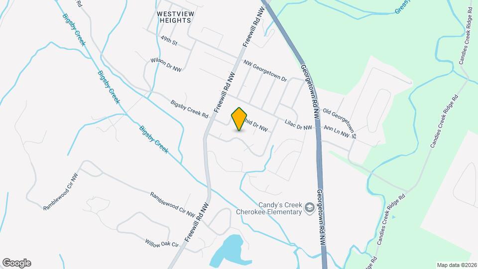 286 Gardenia Ave NW Map and Location Details