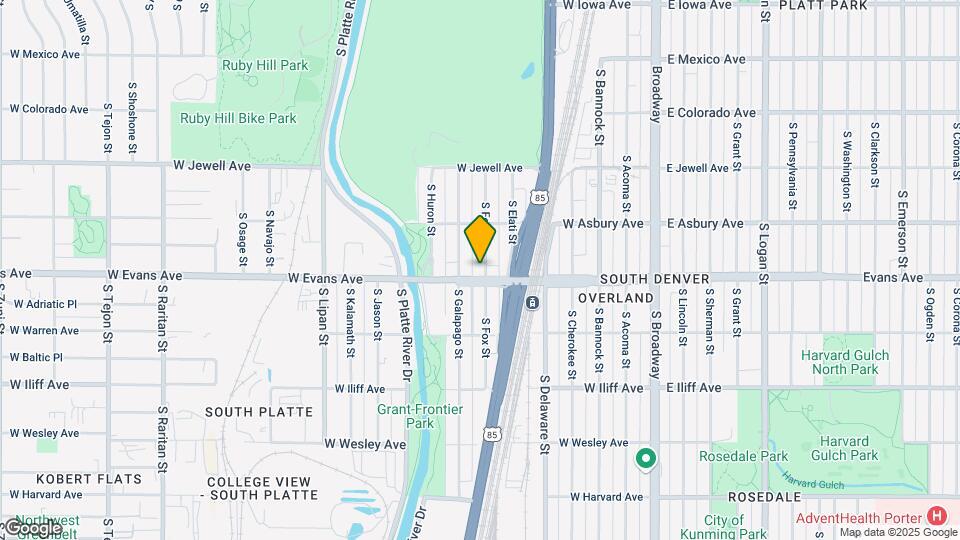2075 S Fox St Map and Location Details