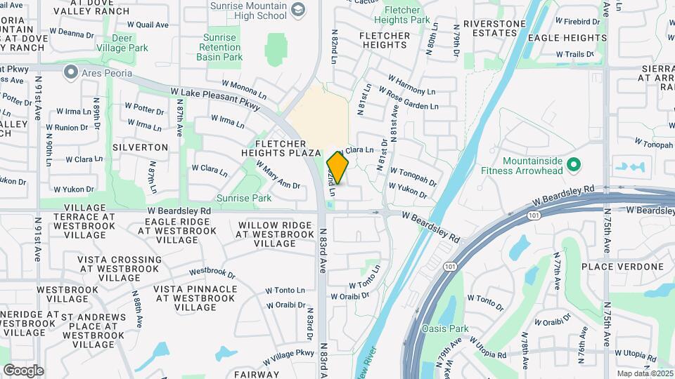 20277 N 82nd Ln Map and Location Details