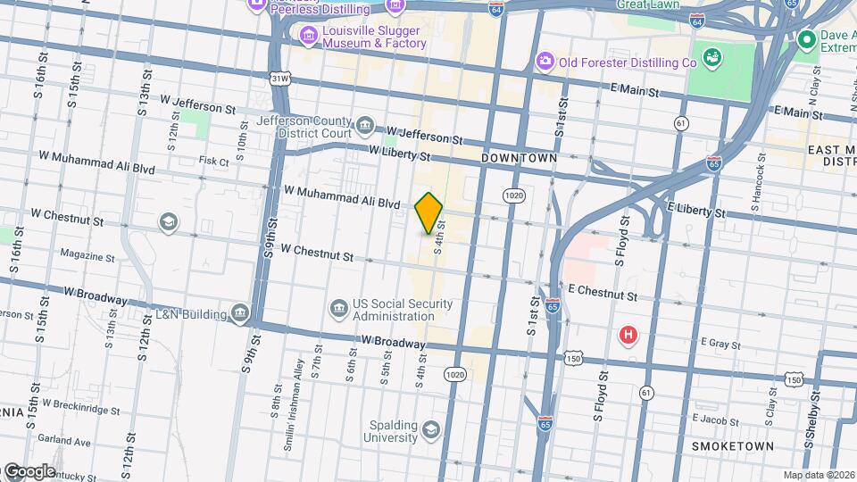 540 S 4th St Map and Location Details