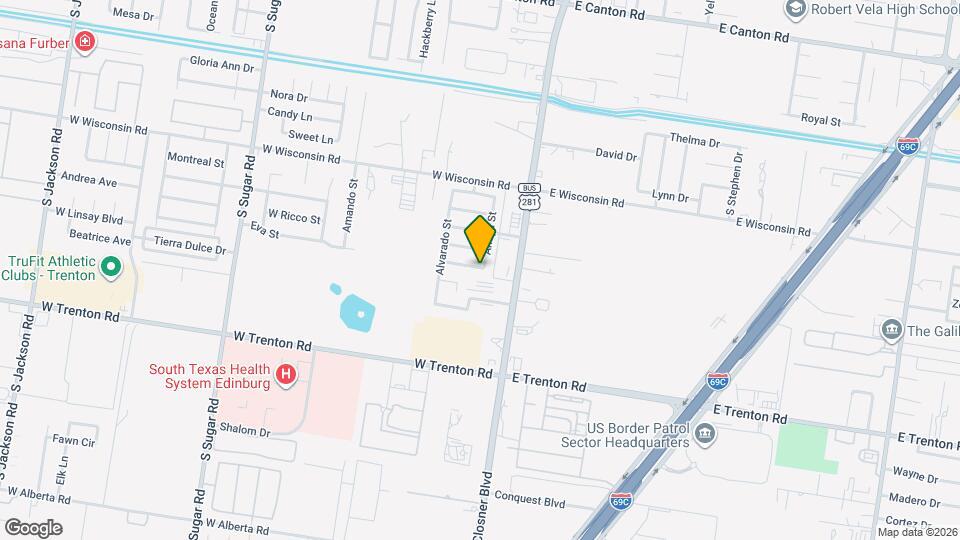 312 Kika De La Garza St Map and Location Details