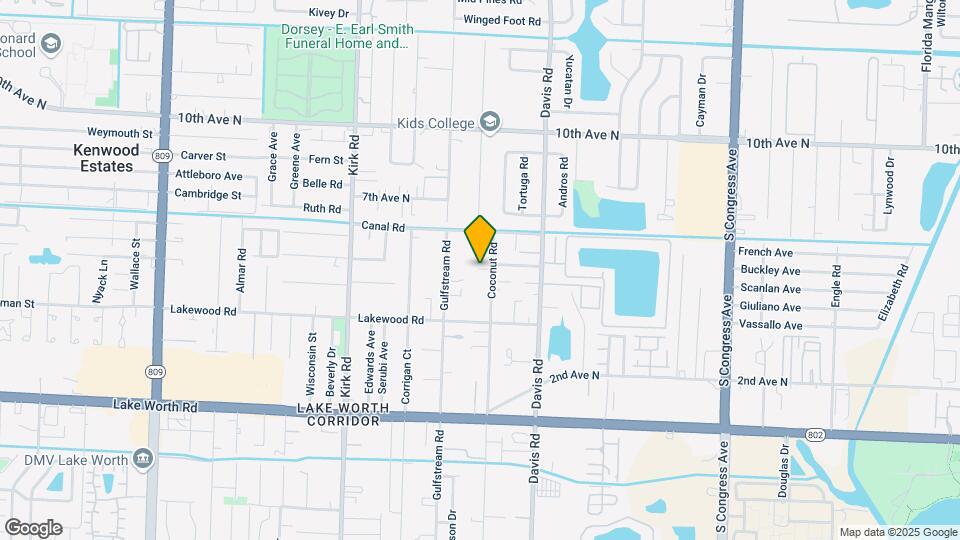 3613 Coconut Rd Map and Location Details