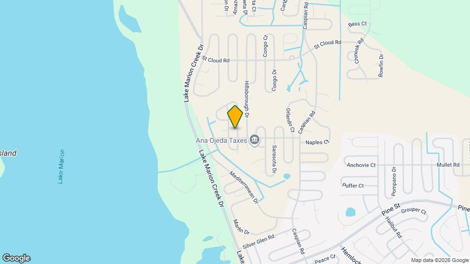 1402 Kissimmee Ct Map and Location Details