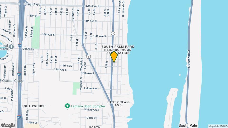 Lake Worth Villas Map and Location Details