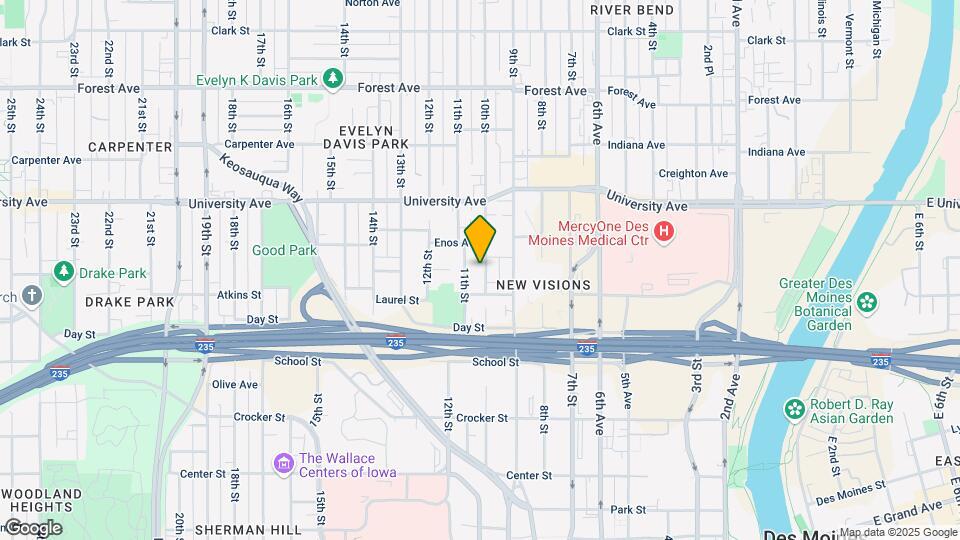 1126 10th St Map and Location Details