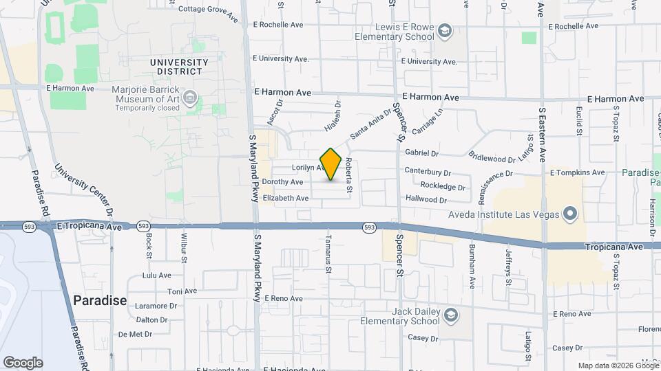 1497 Dorothy Ave Mapa y Detalles de la Ubicación
