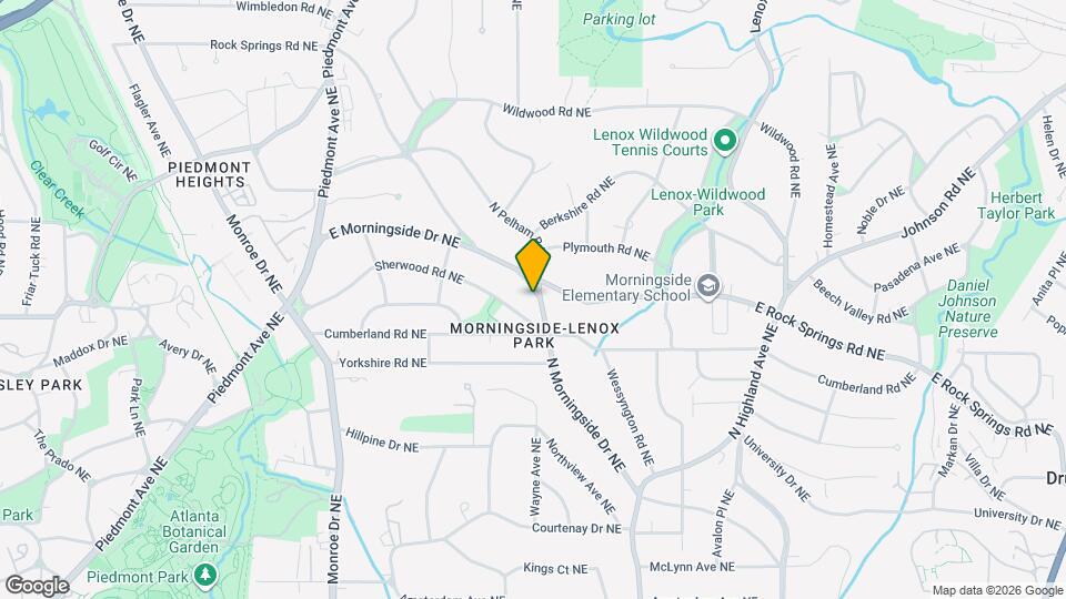 1566 N Morningside Dr NE Map and Location Details