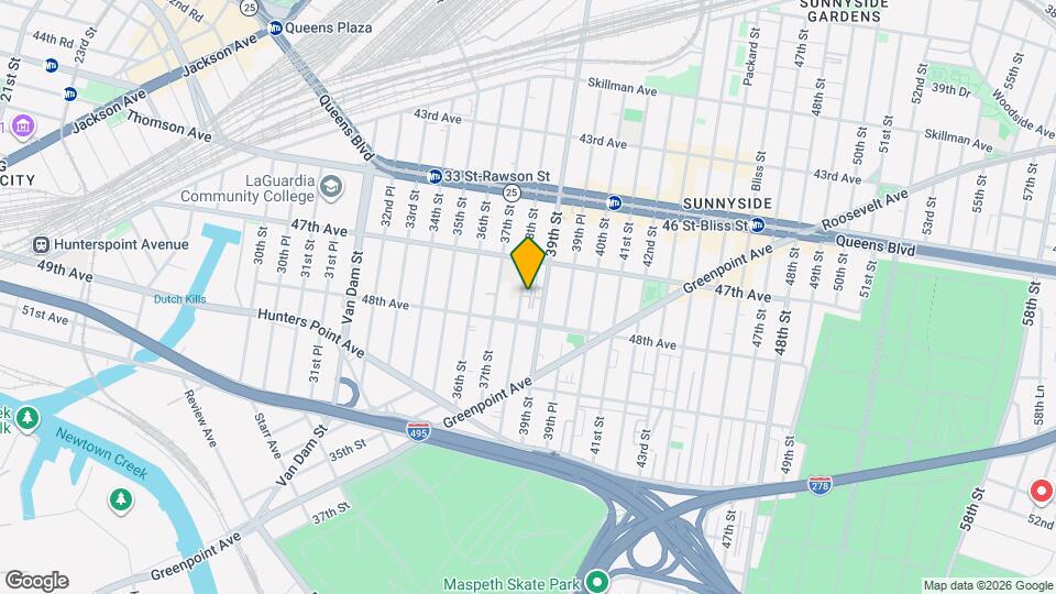 47-35 38th St Map and Location Details