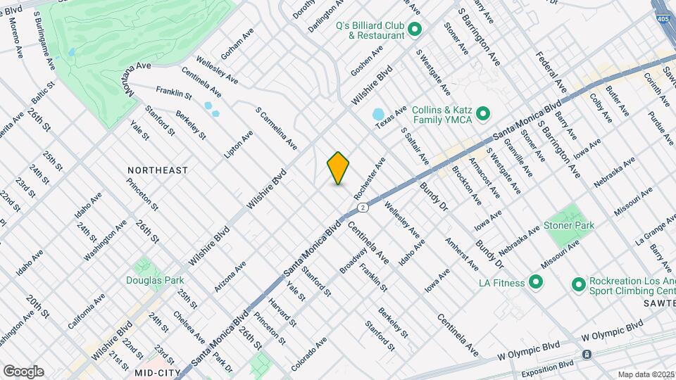 1323 S Carmelina Ave Map and Location Details