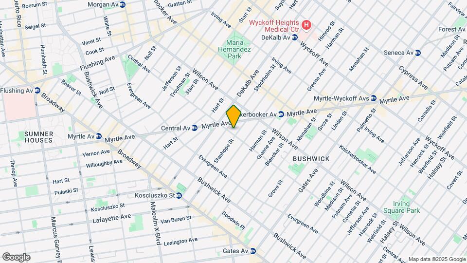 215 Central Ave Mapa y Detalles de la Ubicación