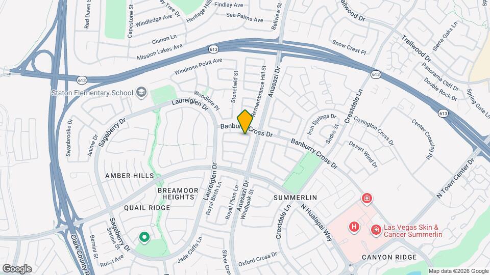 10609 Austin Bluffs Way Map and Location Details