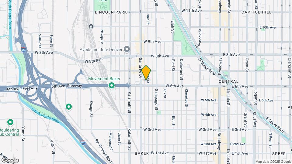 603 Inca St Map and Location Details