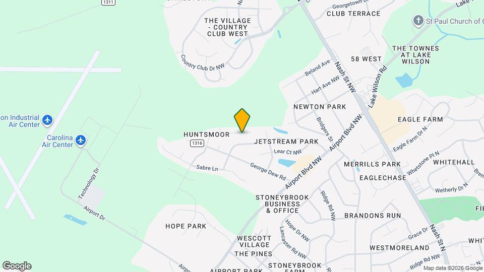 4116 Huntsmoor Ln NW Mapa y Detalles de la Ubicación