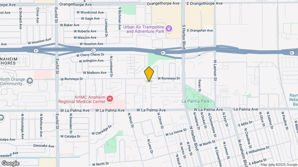 1181 N Citron St Mapa y Detalles de la Ubicación