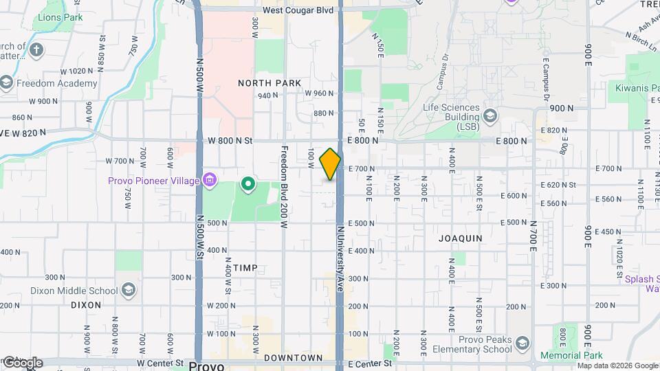 639 N University Ave, Unit 6 Mapa y Detalles de la Ubicación