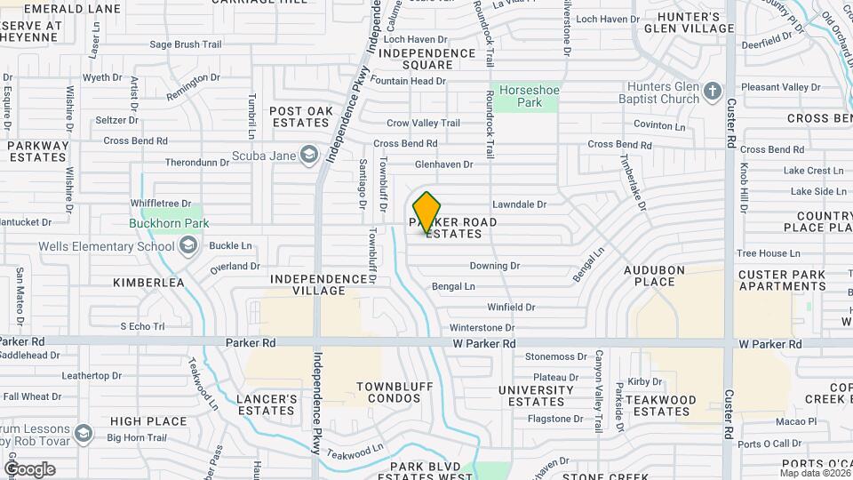 2813 Glen Forest Ln Map and Location Details
