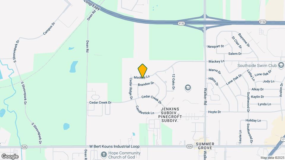 3523 Mackey Ln Map and Location Details
