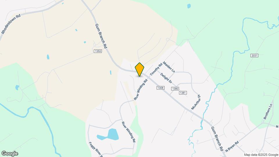 104 River Winding Rd Map and Location Details