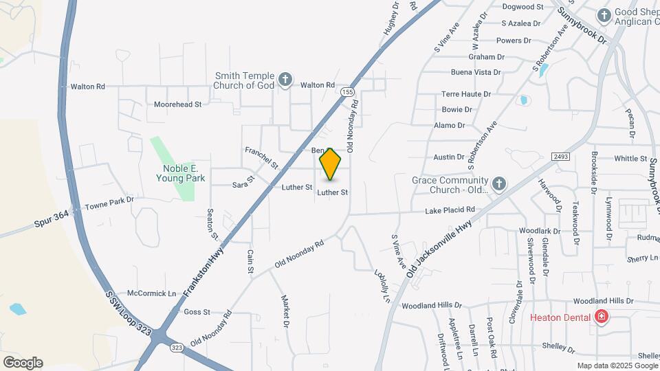 2207 Luther St Map and Location Details