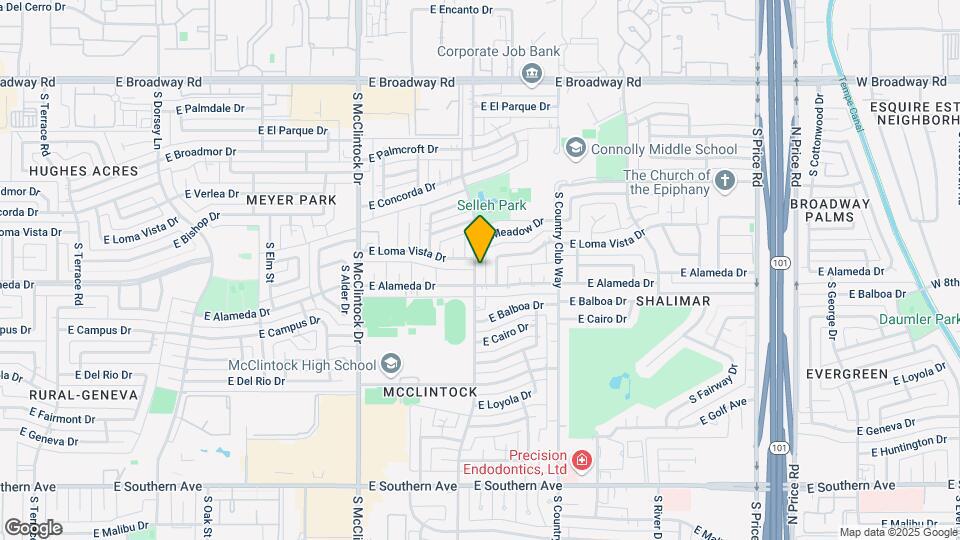 2625 S Los Feliz Dr, Unit 094 Map and Location Details