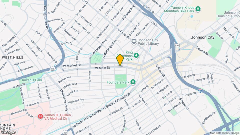 Downtown Apartments and Nearby Johnson City Apartments For Rent