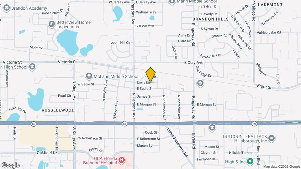 117 Emily Ln Map and Location Details