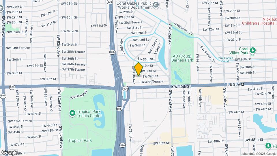 7430 SW 39th St Map and Location Details