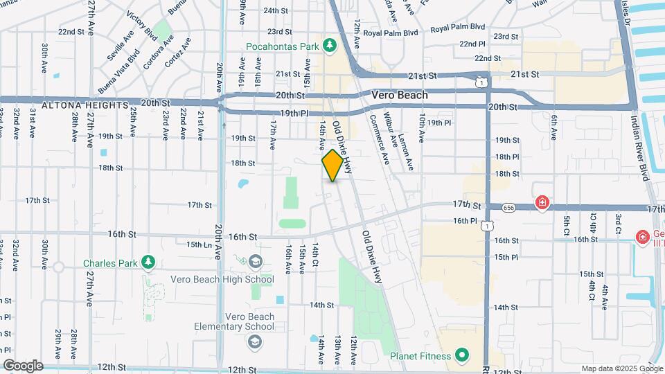 1777 Highland Ave Map and Location Details