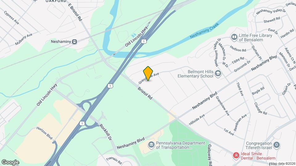 4557 Grandview Ave Map and Location Details