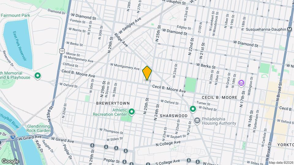 1711 N Stillman St Mapa y Detalles de la Ubicación