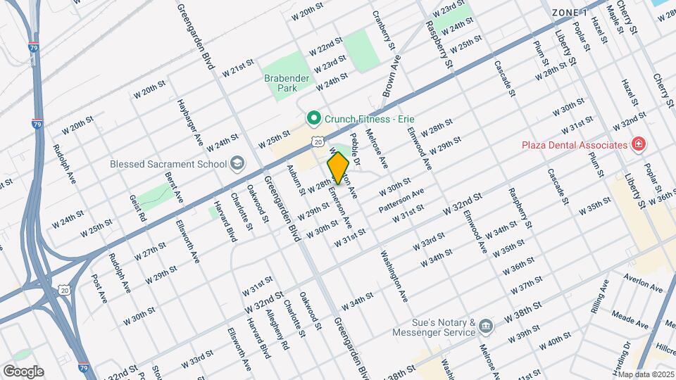 2817 Emerson Ave Map and Location Details