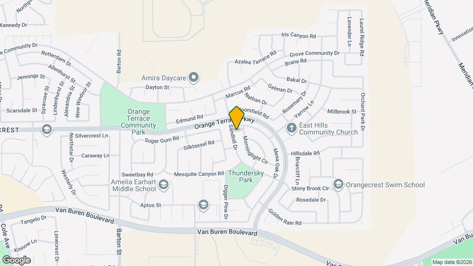 8730 Sandhill Dr Map and Location Details