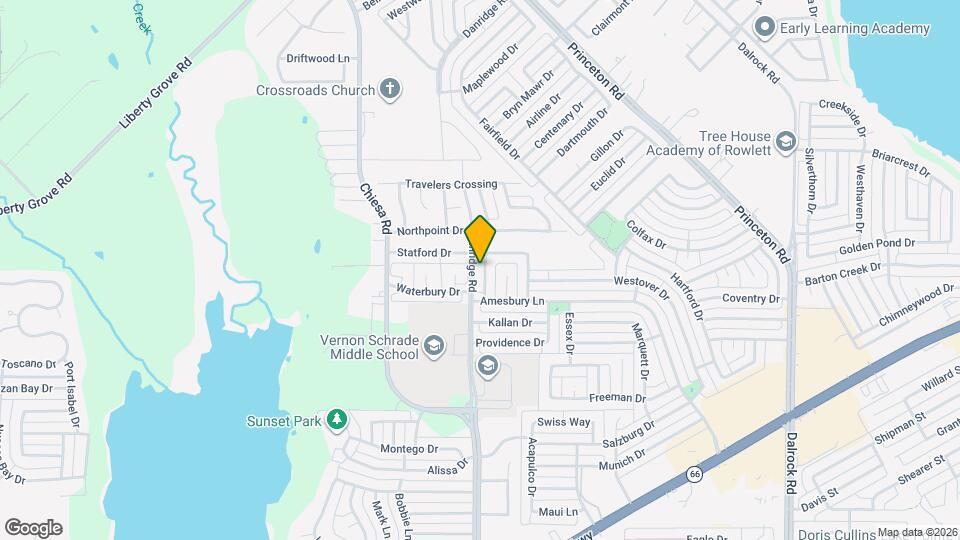 7105 Handen Dr Map and Location Details