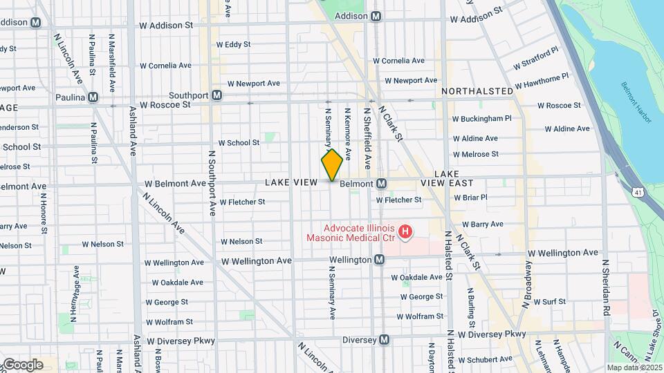 3159 N Seminary Ave Map and Location Details