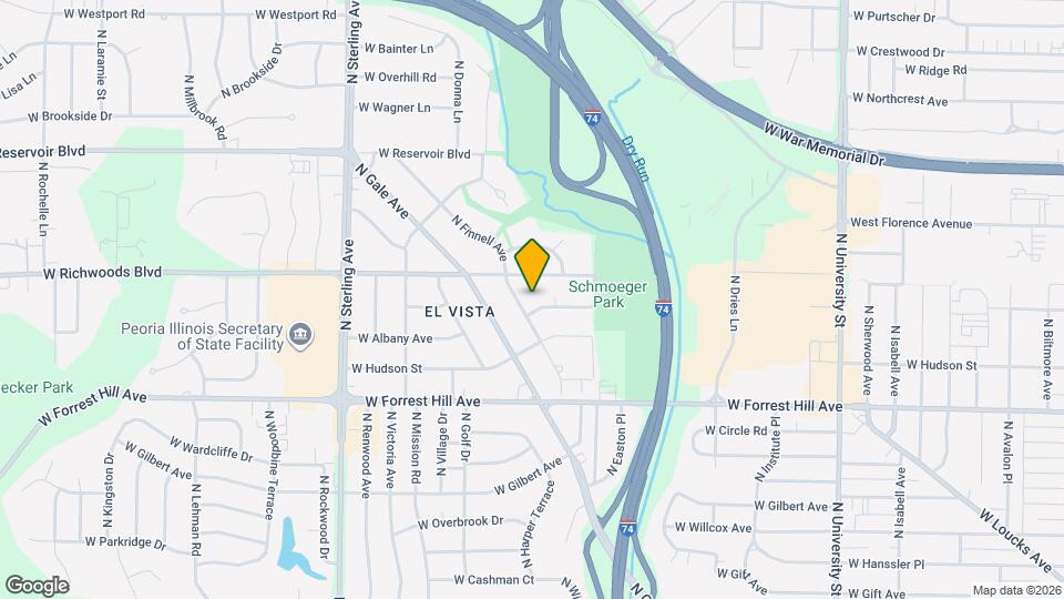 2015 W Albany Ave Map and Location Details