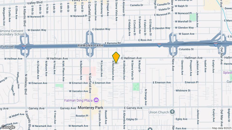 608 N Nicholson Ave Map and Location Details
