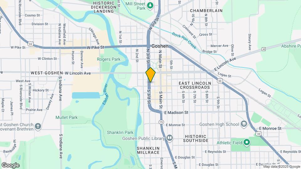 121 W Washington St, Unit B2 Mapa y Detalles de la Ubicación