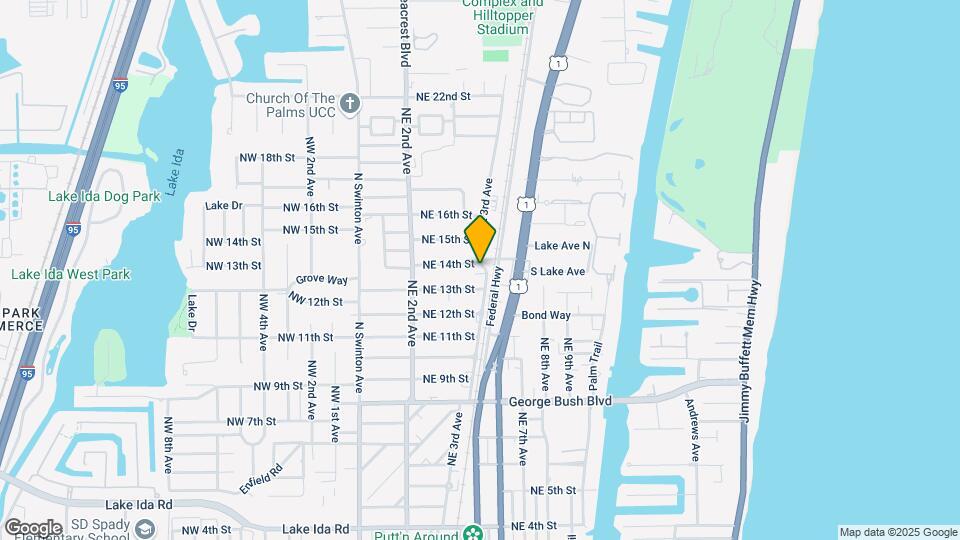 Delray Gulf Stream Apartments Map and Location Details