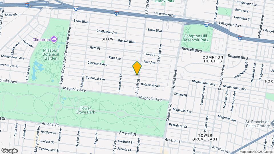 3904 Shenandoah Ave Map and Location Details