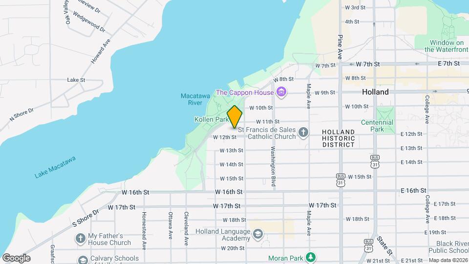 303 W 12th St Map and Location Details