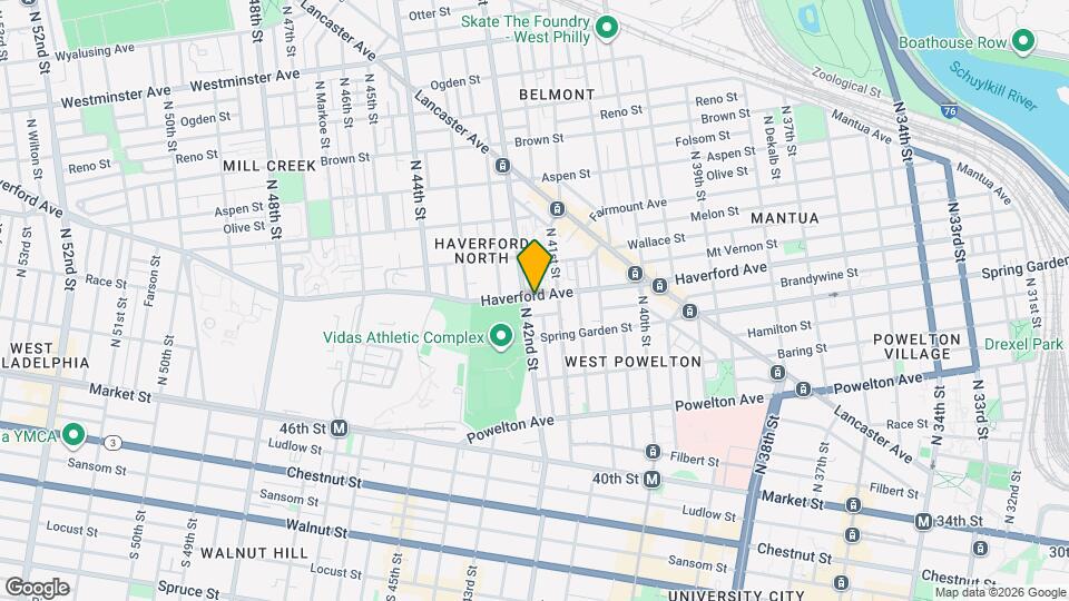 4122 Haverford Ave Map and Location Details