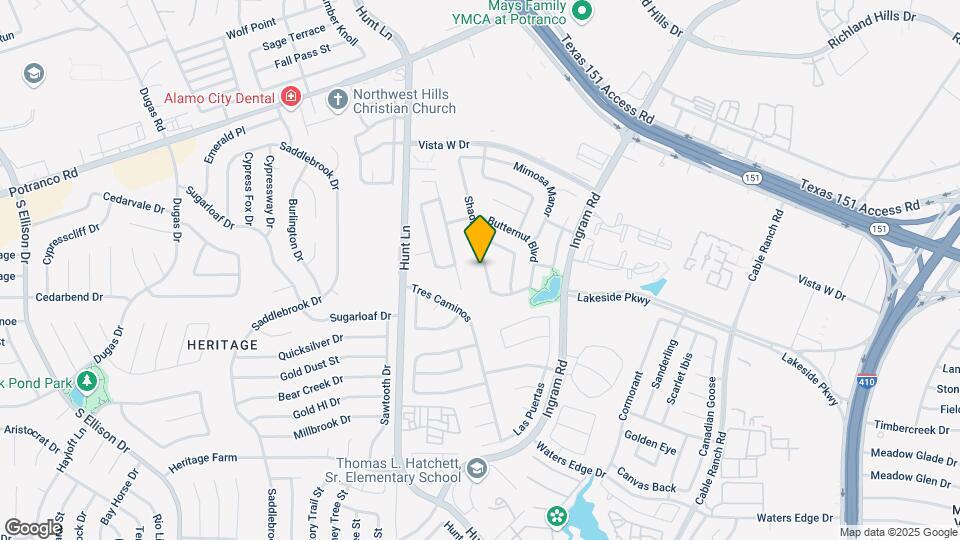 415 Shadbush St Mapa y Detalles de la Ubicación