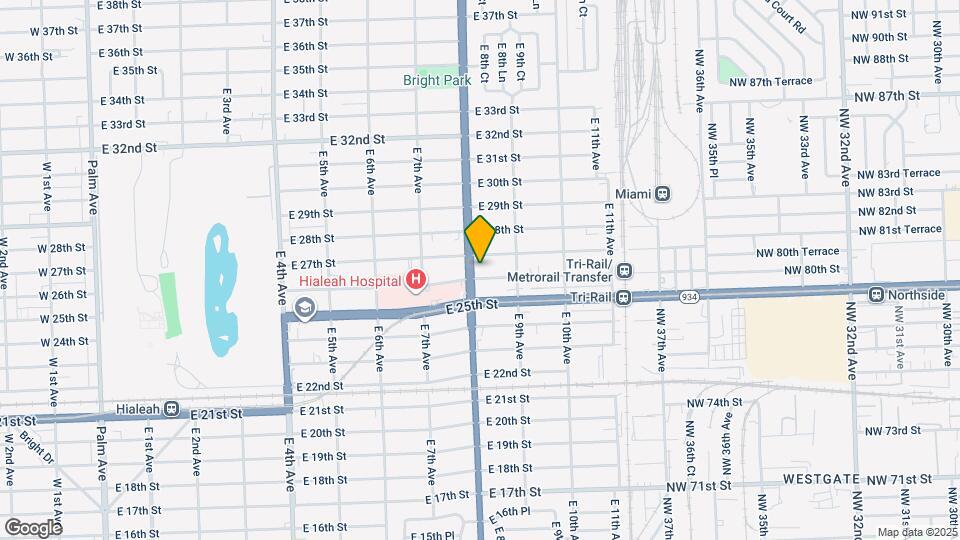 819 E 26th St Map and Location Details