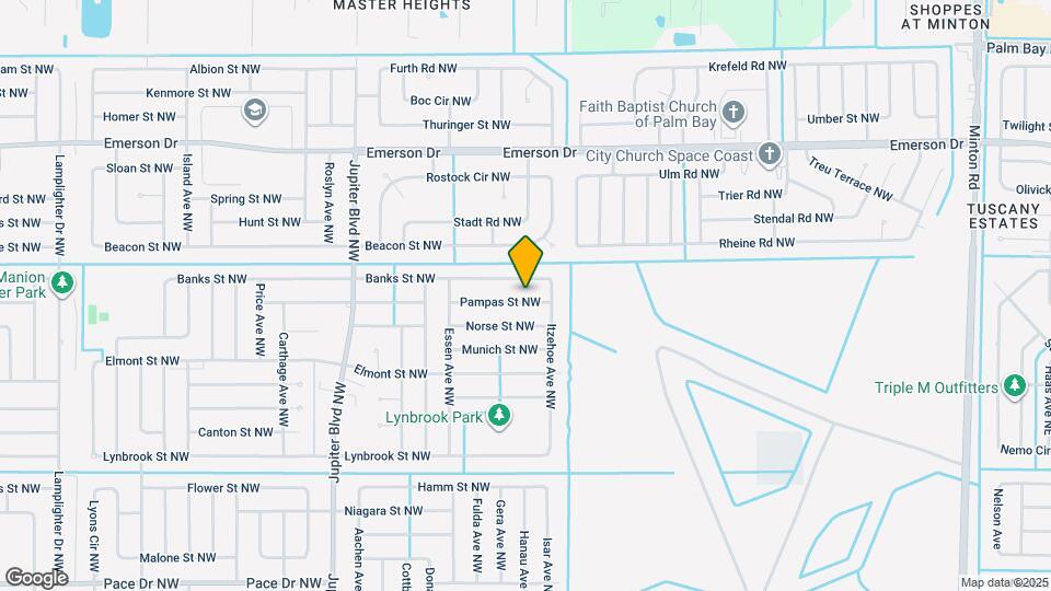 647 Pampas St NW Map and Location Details