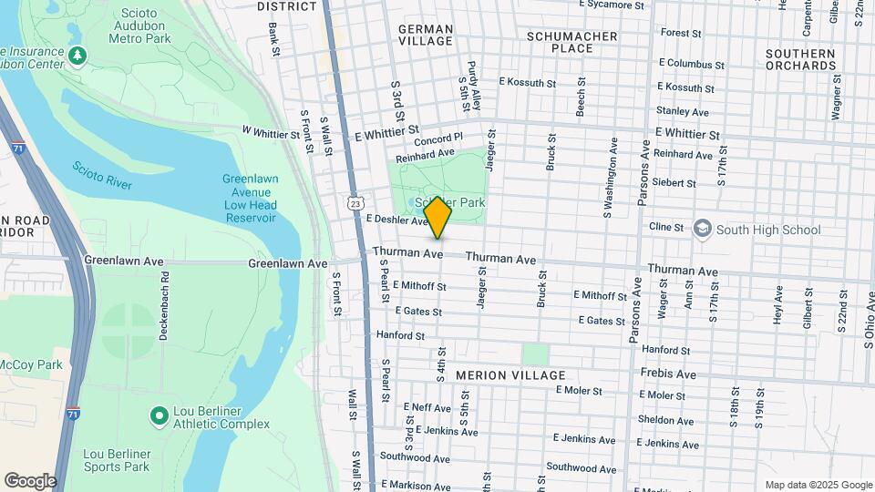 1093-1107 S 4th St Mapa y Detalles de la Ubicación