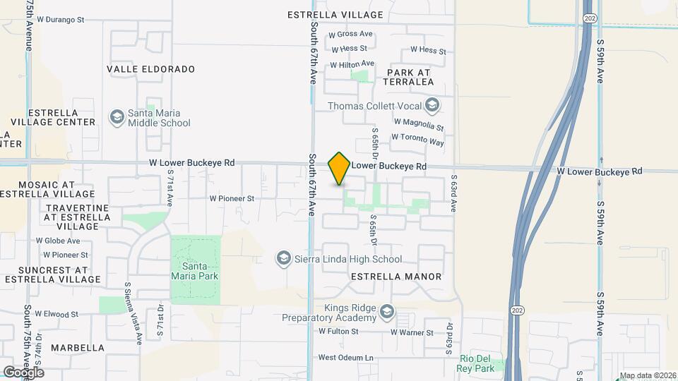 2836 S 66th Ave Map and Location Details