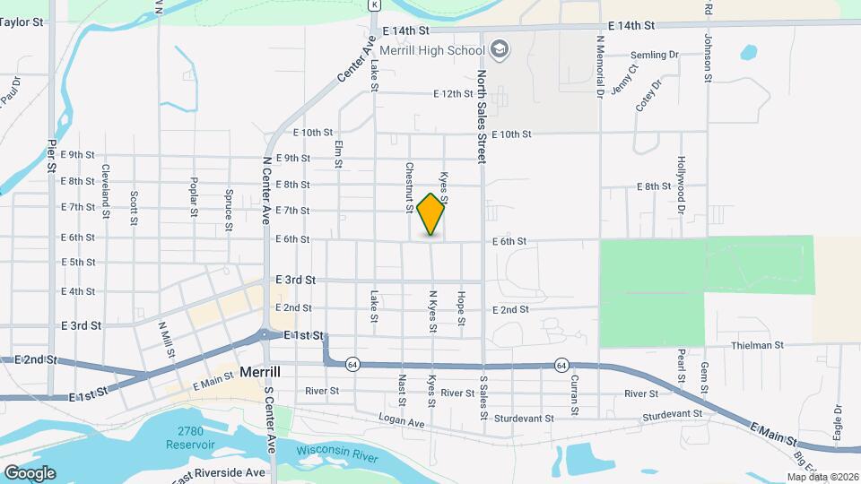 309 N Kyes St Mapa y Detalles de la Ubicación