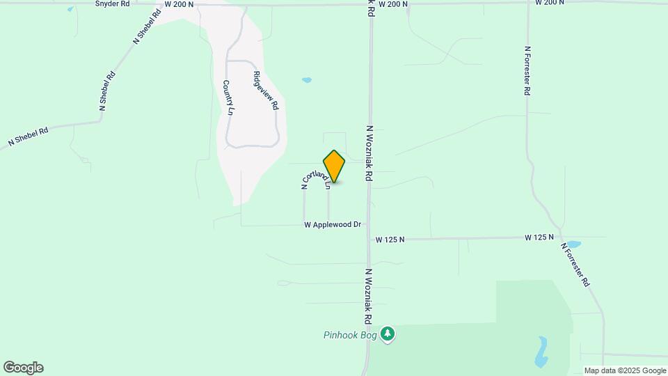 1391 N Cortland Ln Map and Location Details
