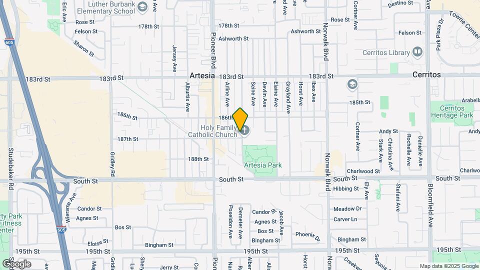11865 187th St Map and Location Details