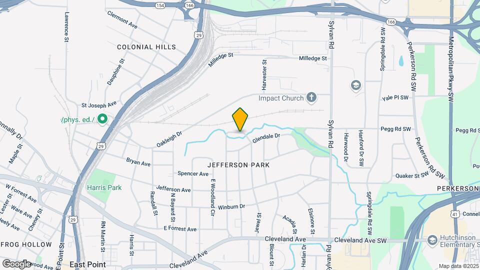 2372 Jefferson Terrace Mapa y Detalles de la Ubicación